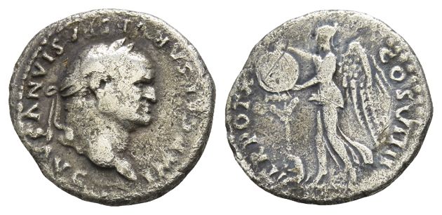 Vespasian AR Denarius.