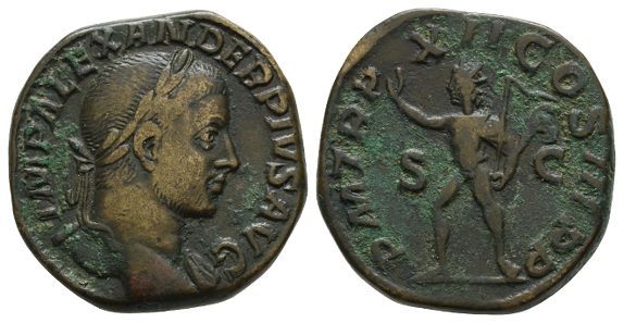 Severus Alexander AE Sestertius.