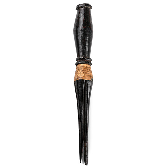 Fijian Wooden Cannibal Whisk