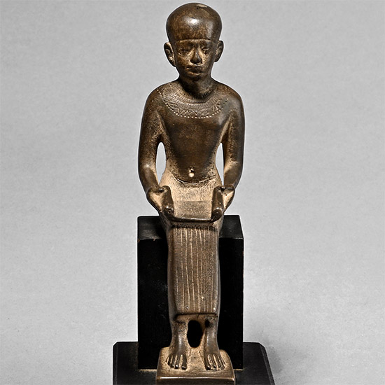 Egyptian Style Seated Statue of Imhotep