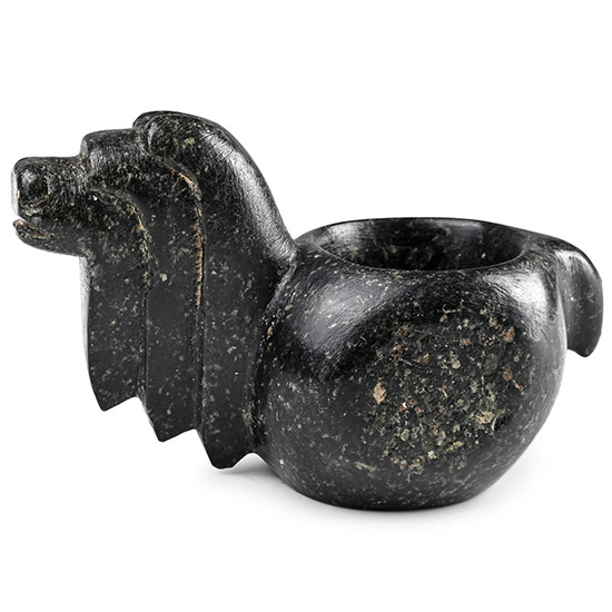 South American Inca Ritual Stone Conopas of an Alpaca