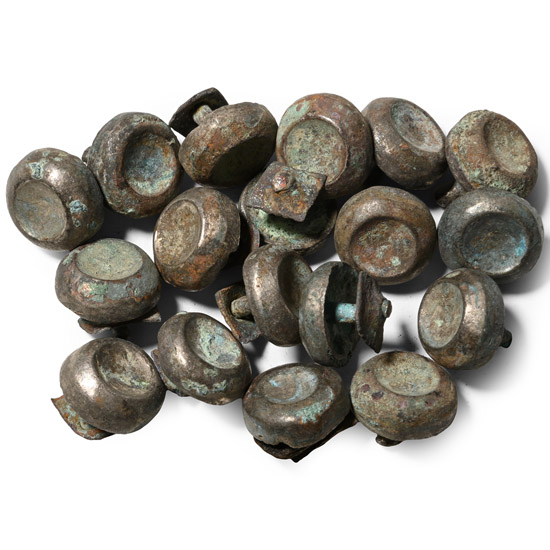 Viking Age Silver Belt Mount Group