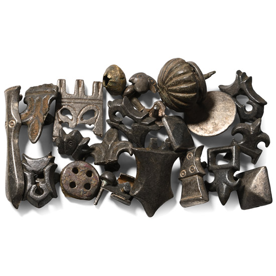 Viking Age and Later Silver Belt and Harness Mount Collection