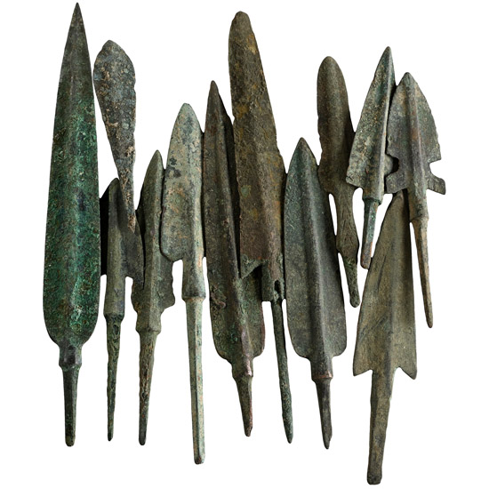Western Asiatic Bronze Arrowhead Collection