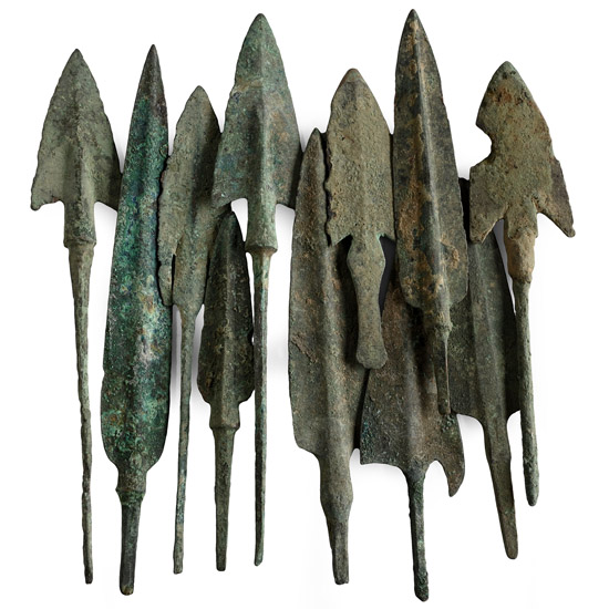 Western Asiatic Bronze Arrowhead Collection