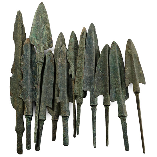 Western Asiatic Mounted Bronze Arrowhead