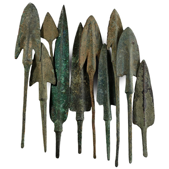 Western Asiatic Bronze Arrowhead Collection