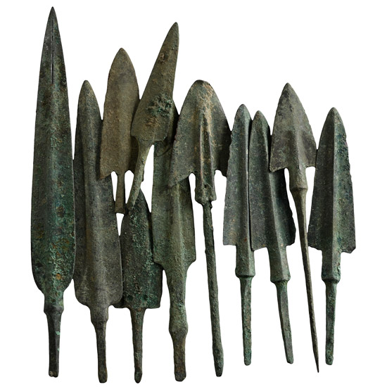 Western Asiatic Bronze Arrowhead Collection