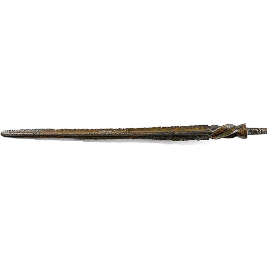 Luristan Bronze Twisted Javelin Head