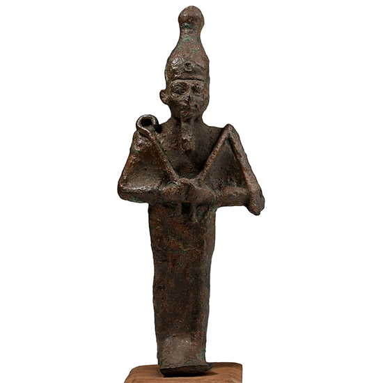Egyptian Bronze Figure of Osiris