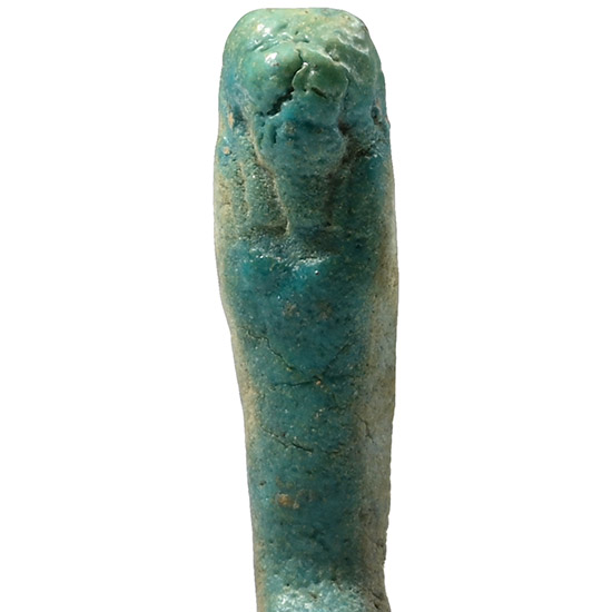 Egyptian Blue-Green Glazed Shabti