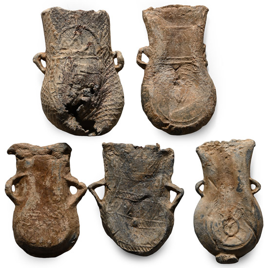 Medieval Pilgrims Lead Holy Water Ampulla Collection