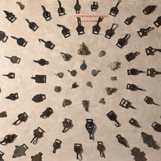 Collection of Tudor Period and Earlier Hooked Clothes Fasteners