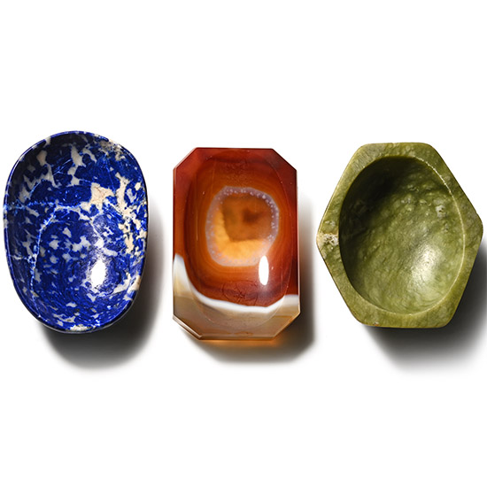 Post Medieval Stone Cosmetic Vessel Group