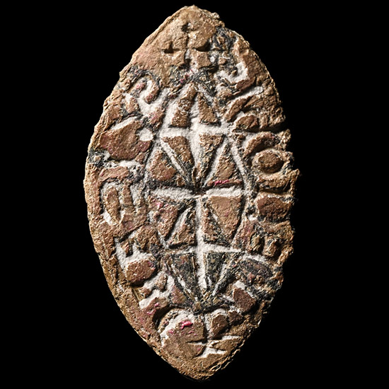 Medieval Lead Seal Matrix of Isabel