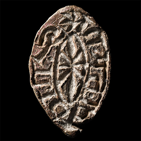 Medieval Lead Seal Matrix of Richard