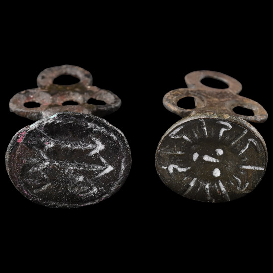 Post Medieval Bronze Seal Matrix Group