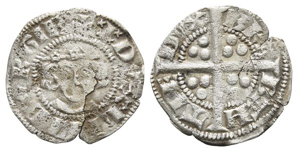 Belgian States. Duchy of Brabant, John I AR Sterling.