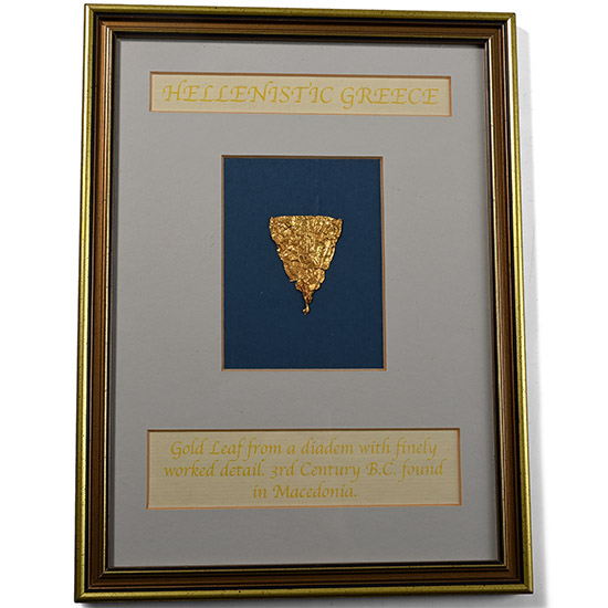 Greek Macedonian Gold Diadem Leaf