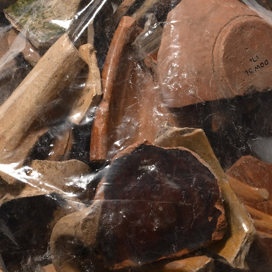 Post Medieval Pottery Sherd Collection