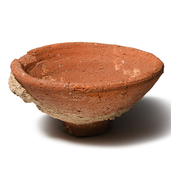 Roman Footed Pottery Bowl