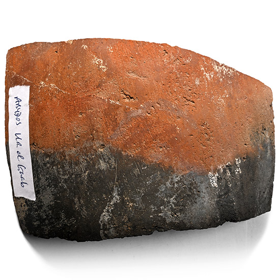 Large Egyptian Black-Topped Vase Fragment