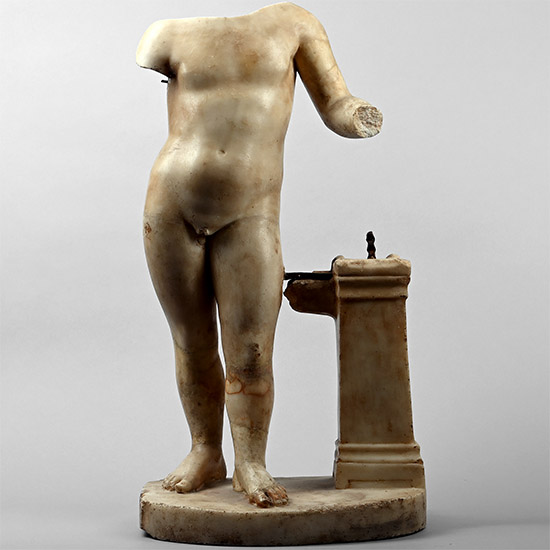 Roman Marble Torso of Young Boy