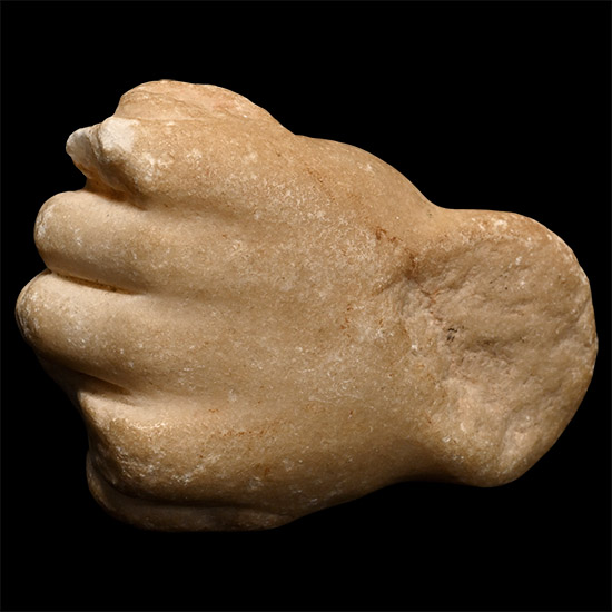 Roman Marble Hand from a Statue