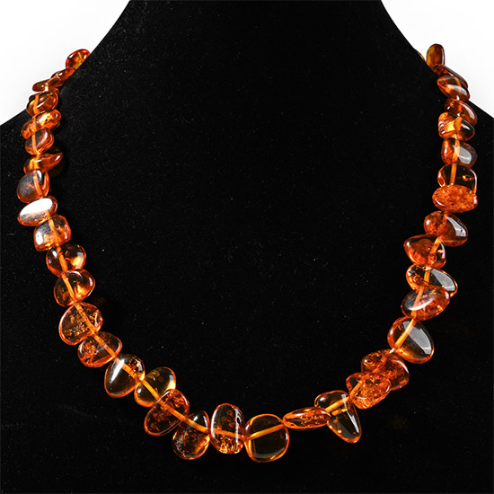 Amber Bead Necklace