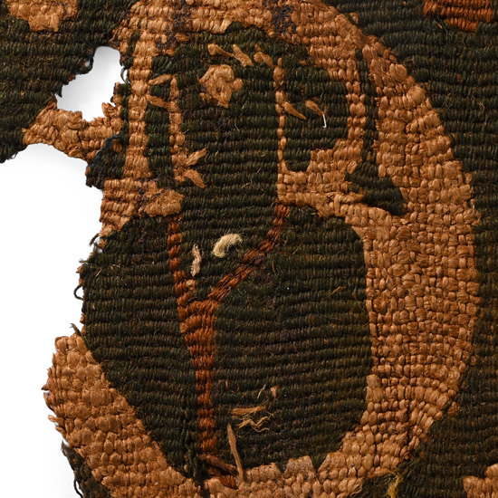 Egyptian Coptic Tunic Textile Fragment with Bust of a Man