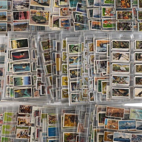 Over 1,000 British Cigarette Cards in Part Sets