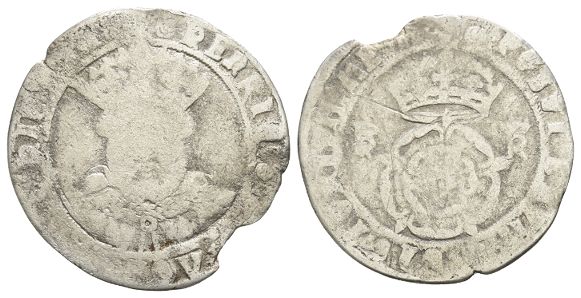 England. Tudor, Henry VIII AR Testoon.