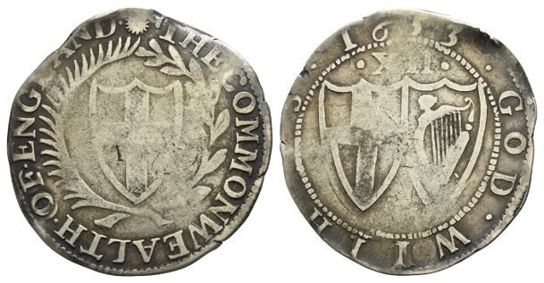 Great Britain, Commonwealth of England AR Shilling.
