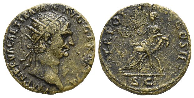 Trajan AE Dupondius.