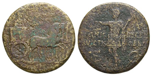Germanicus AE Dupondius.