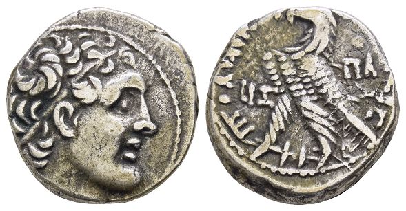 Ptolemaic Kingdom of Egypt, Ptolemy XII Neos Dionysos (Auletes) AR Tetradrachm.