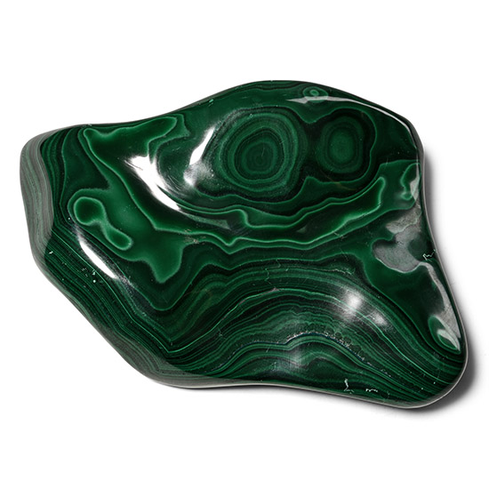 Polished Malachite Mineral Display Specimen