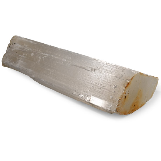Massive Selenite Column Mineral Specimen