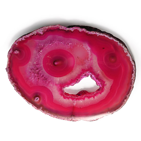 Magenta Smiling Cyclops Agate Slice