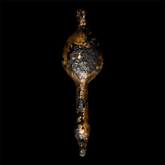 Egyptian Gold Poppy Pendant Amulet