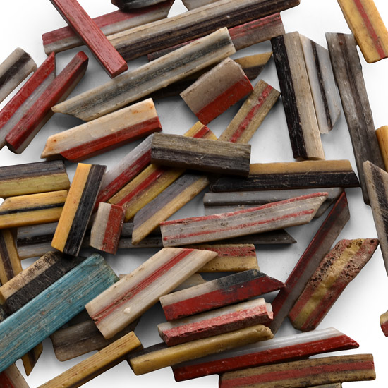 Egyptian Multi-Coloured Glass Inlay Collection