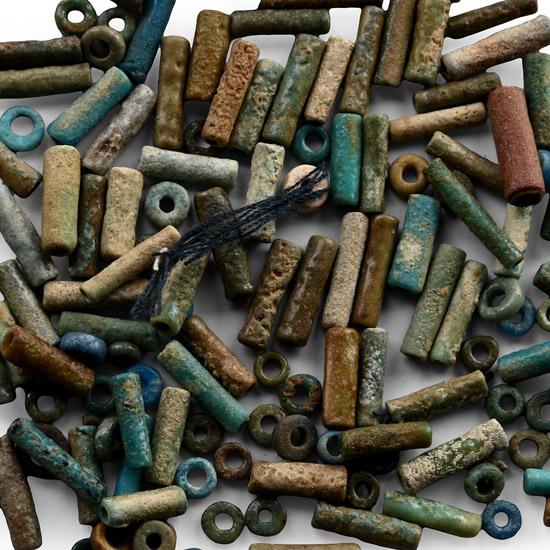 Egyptian Mummy Bead Group