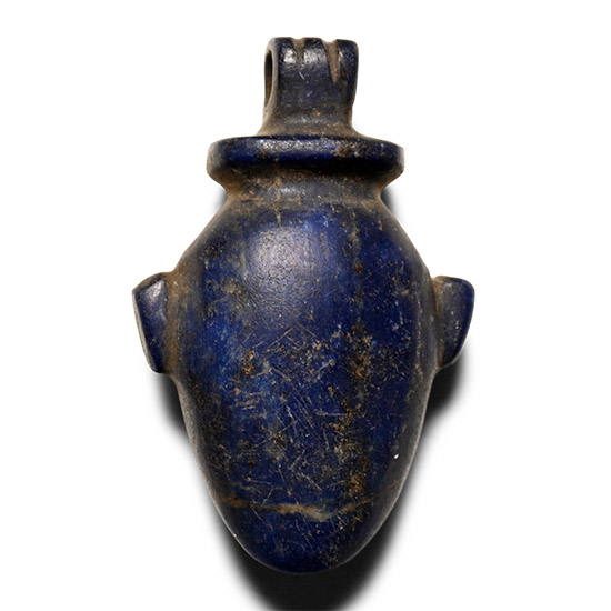 Egyptian Lapis Lazuli Heart Amulet
