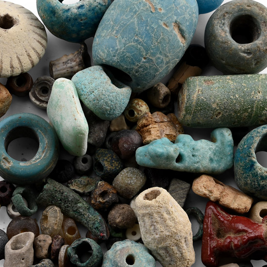 Egyptian Faience Beads and Amulets