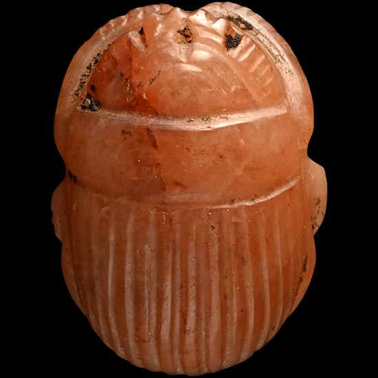 Egyptian Carnelian Heart Scarab