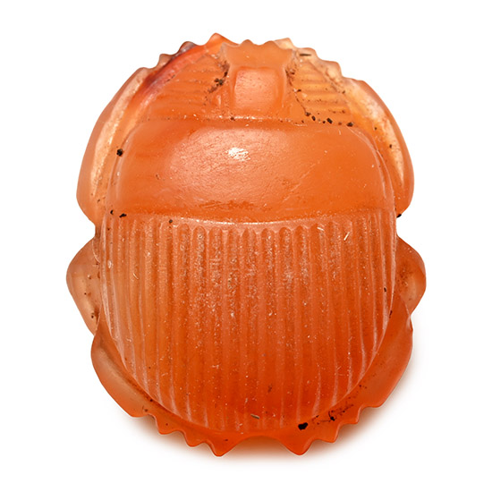 Egyptian Carnelian Heart Scarab