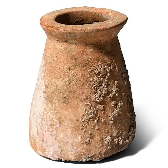 Western Asiatic Pink Stone Jar