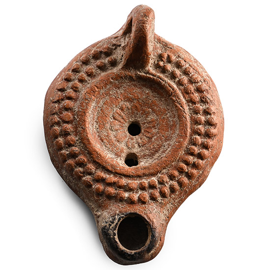 Roman Terracotta Oil Lamp
