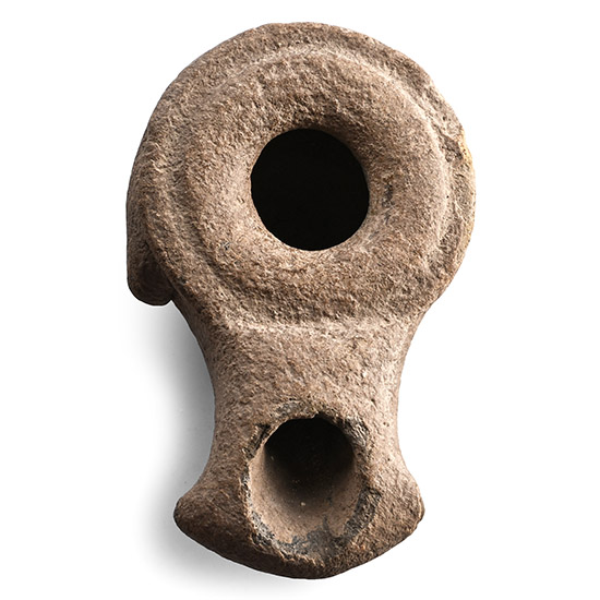 Greek Terracotta Oil Lamp