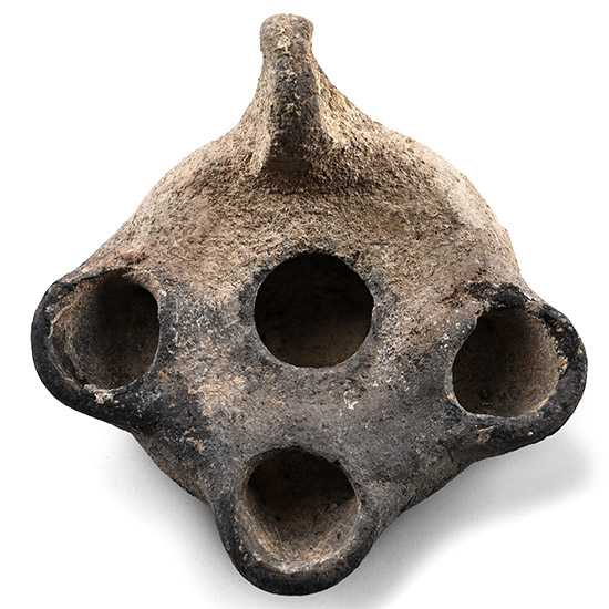 Greek Terracotta Oil Lamp